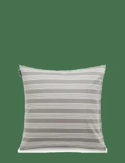 Gray/White Striped Lyocell/Cotton Pillowcase - Örngott|Lexington Home Sale
