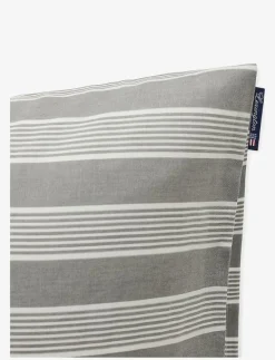 Gray/White Striped Lyocell/Cotton Pillowcase - Örngott|Lexington Home Sale