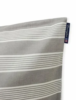 Gray/White Striped Lyocell/Cotton Pillowcase - Örngott|Lexington Home Sale