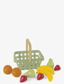 green garden fruit basket - Leksaksmat & Leksakstårtor|Dantoy Best