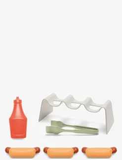 GREEN GARDEN HOTDOG SET IN BOX - Leksaksmat & Leksakstårtor|Dantoy Best