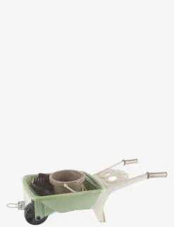 Dantoy garden wheelbarrow set -plastic wheels - Trädgårdsredskap GREEN Clearance