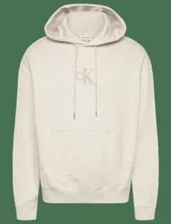 Calvin Klein Jeans 350GSM FLEECE GIFT GIVING HOODIE - Hoodies CHALK Sale
