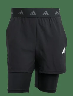 adidas Performance GYM+ 2in1 SHORT - Män BLACK/BLACK Outlet