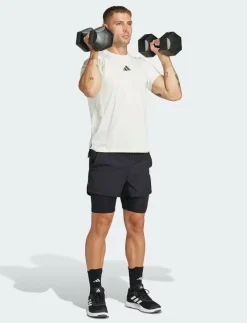 adidas Performance GYM+ 2in1 SHORT - Män BLACK/BLACK Outlet