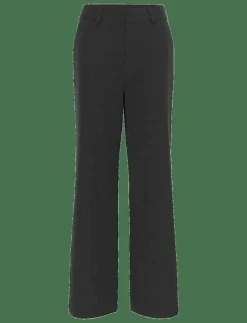 Gestuz GZerle MW pants - Kostymbyxor DARK GREY MELANGE Online
