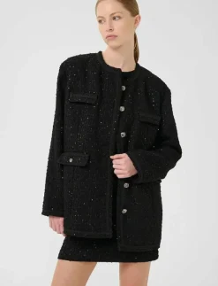 Gestuz GZkeiko jacket - Ulljackor BLACK