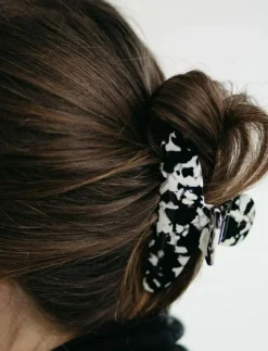 By Barb Hair claw - Hårklämmor BLACK AND WHITE New