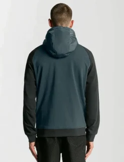 Half Raglan Hybrid Hoodie - Hoodies|Lyle & Scott