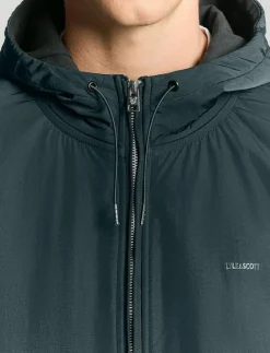 Half Raglan Hybrid Hoodie - Hoodies|Lyle & Scott