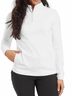 FootJoy Half-Zip Midlayer - Underställströjor WHITE Online