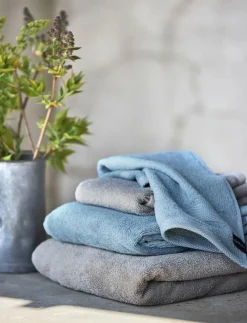 Gripsholm HANDDUK FLINTAGRÅ 50X70 - Badrumstextilier FLINT GREY New