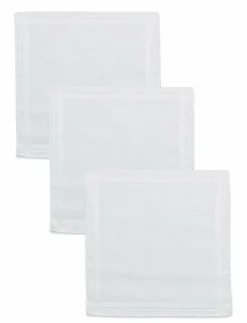 Amanda Christensen Handkerchief 3-pack - Näsdukar WHITE Outlet