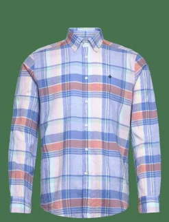 Happy Linen Check Shirt-Classic Fit - Rutiga skjortor|Morris Discount