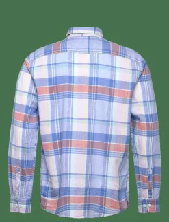 Happy Linen Check Shirt-Classic Fit - Rutiga skjortor|Morris Discount