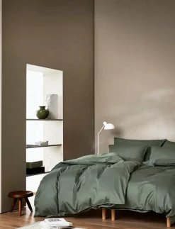 Harmoni set dämpad grön S - Påslakanset|Høie of Scandinavia Online