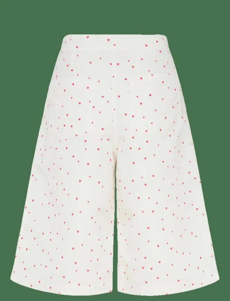 Heart Printed Shorts - Bermudashorts|Stella Nova Clearance