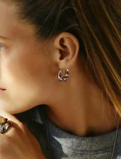 Edblad Helix Hoops L Steel - Hoops SILVER Clearance