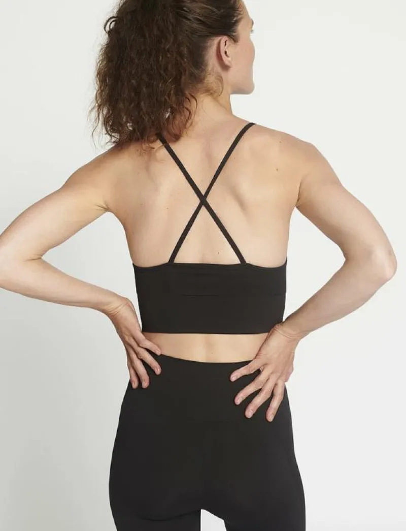 Rethinkit Studios Hella Seamless legging - Träningstights ALMOST BLACK