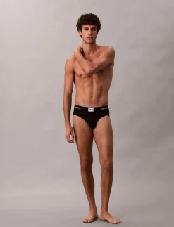 Calvin Klein HIP BRIEF 3PK - Briefs BLACK Discount