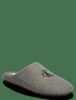 HOME SLIPPER MULE WOOL FELT - Inneskor|Calvin Klein Outlet