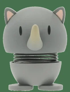 Hoptimist Soft Rhino S Grey - Skulpturer & Porslinsfigurer GRÅ Online