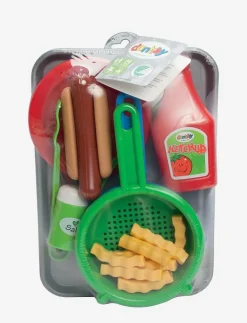 HOTDOG SET ON TRAY 22 PCS - Tillbehör till leksakskök|Dantoy Best