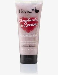 Exfoliating Shower Smoothie Strawberries Cream 200ml - Kroppsvård|I LOVE Outlet
