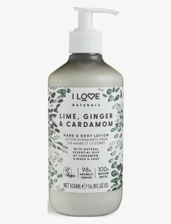 I LOVE Naturals Hand & Body Lotion Lime, Ginger & Cardamon 500ml - Kroppsvård Best