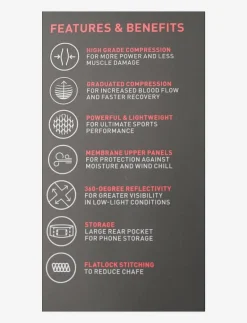 IGNITION SHIELD COMP TIGHTS - Träningstights|2XU Sale