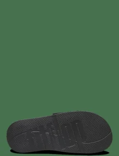 FitFlop IQUSHION TWO-BAR BUCKLE SLIDES - Sandaler ALL BLACK Online