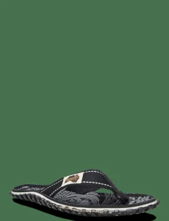 Gumbies ISLANDER - Flip Flops MIDNIGHT BLACK Best