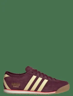 adidas Originals ITALIA 70s W - Låga sneakers MAROON/ALMYEL/GOLDMT New