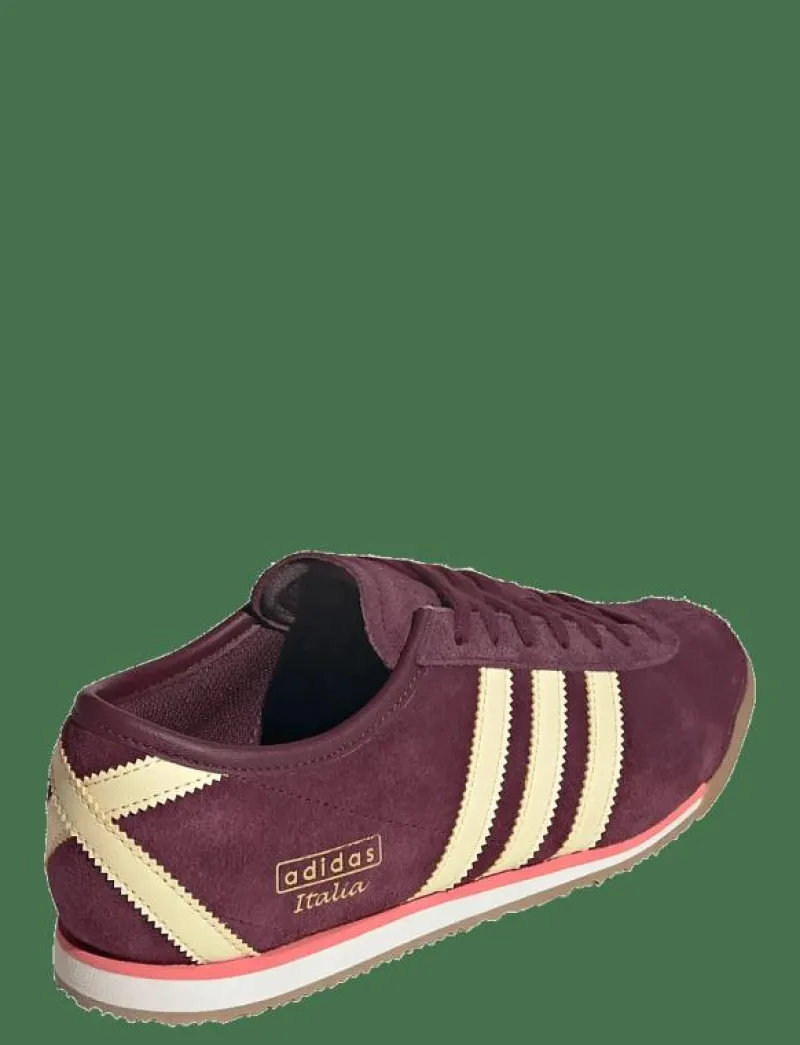 adidas Originals ITALIA 70s W - Låga sneakers MAROON/ALMYEL/GOLDMT New