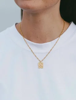 IX Rustic Square Pendant - Kedjehalsband|IX Studios New