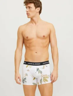 Jack & Jones JACABSTRACT TRUNKS 3 PACK SN - Boxershorts IRON GATE Sale