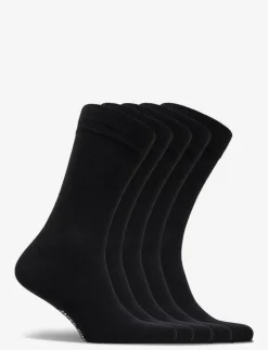 Jack & Jones JACBASIC BAMBOO SOCK 5 PACK NOOS - Vanliga strumpor BLACK Hot