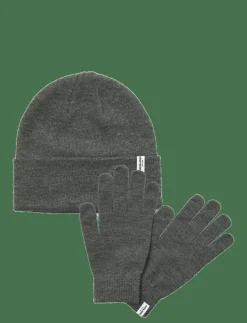 JACCOOPER BEANIE AND GLOVES GIFTBOX - Fingervantar|Jack & Jones Clearance