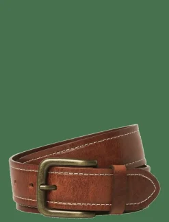 Jack & Jones JACCRETA LEATHER BELT STYD AW24 - Skärp COGNAC Clearance