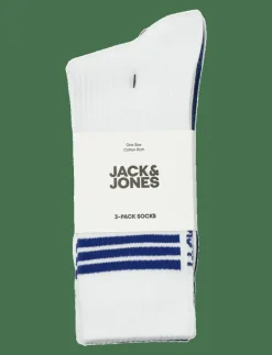 Jack & Jones JACJACE TENNIS SOCKS 3 PACK - Vanliga strumpor WHITE Discount