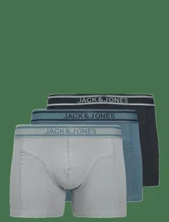 Jack & Jones JACJOHN SOLID TRUNKS 3 PACK - Boxershorts STORMY WEATHER Discount