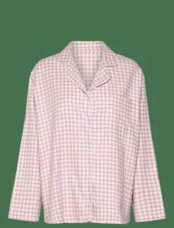 Hunkemöller JACKET LS CHECK ESSENTIALS - Överdelar VIOLET ICE Sale