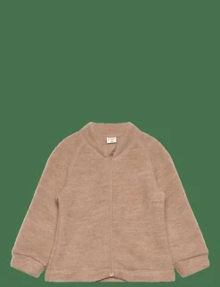 Jacket w/zipper - Soft Wool - Jackor|CeLaVi New