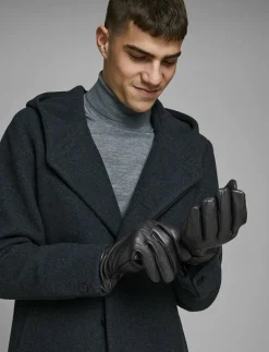 JACMONTANA LEATHER GLOVES NOOS - Fingervantar|Jack & Jones Outlet