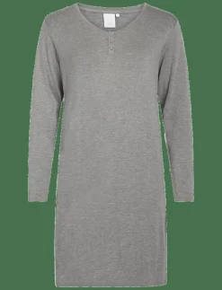 CCDK Copenhagen Jacqueline Longsleeved Dress - Långärmade t-shirts GREY MELANGE Best