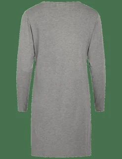 CCDK Copenhagen Jacqueline Longsleeved Dress - Långärmade t-shirts GREY MELANGE Best