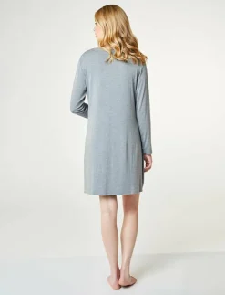 CCDK Copenhagen Jacqueline Longsleeved Dress - Långärmade t-shirts GREY MELANGE Best