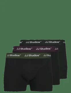 Jack & Jones JACSOHO SOLID TRUNKS 3 PACK NOOS - Boxershorts BLACK Discount