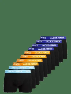 Jack & Jones JACTHEODORE SOLID TRUNKS 10 PACK - Boxershorts BLACK Outlet