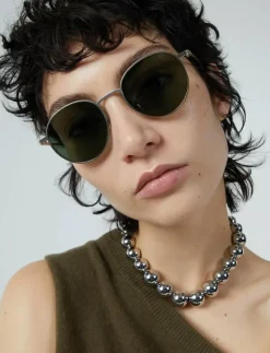 James White Gold - Round Frame|Komono Online